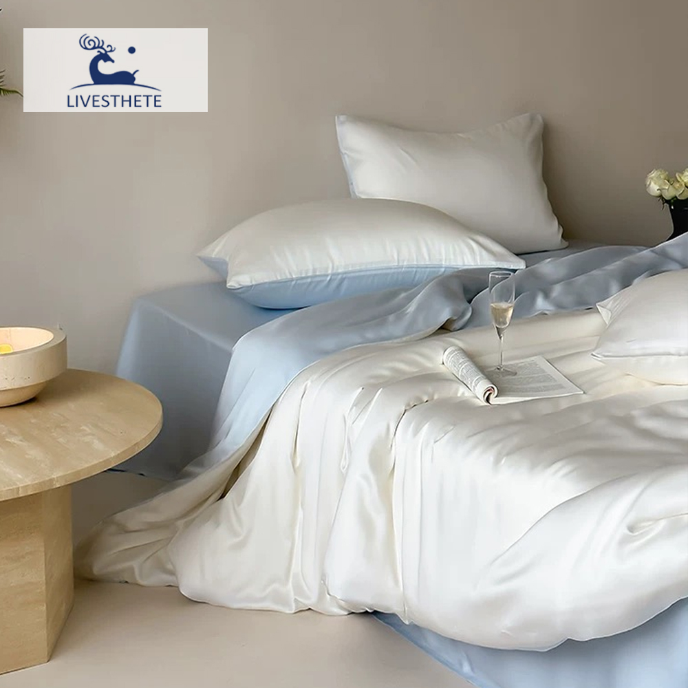 Skincare Skin 1004 - Liv-Esthete 100% Silk Duvet Cover Set
