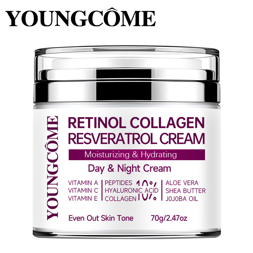 Skincare Collagen - Retinol Collagen Resveratrol Face Cream Moisturisering