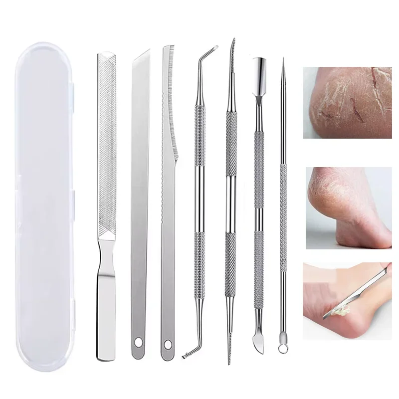 Skincare Ingredients Checker - 2/3/6/7pcs Stainless Steel Foot Knife Dead