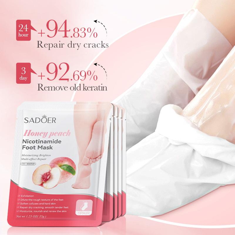 Skincare Exfoliating - 1 Pairs SADOER Fruits Foot Mask