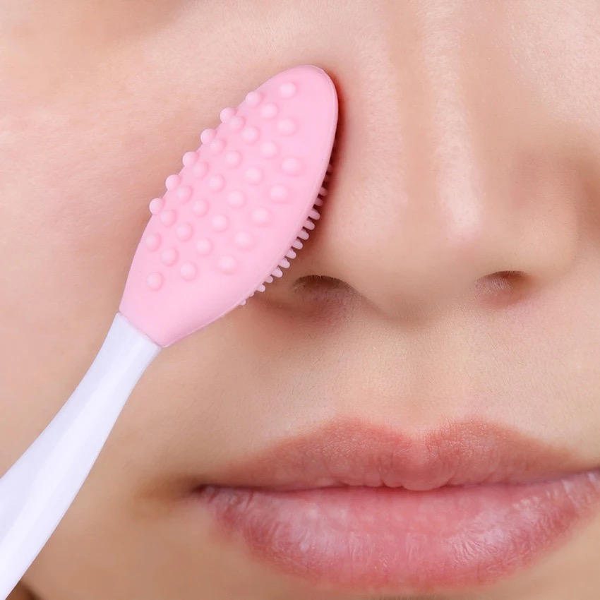 Skincare Exfoliating - Silicone Face Wash Brush Dual Texture