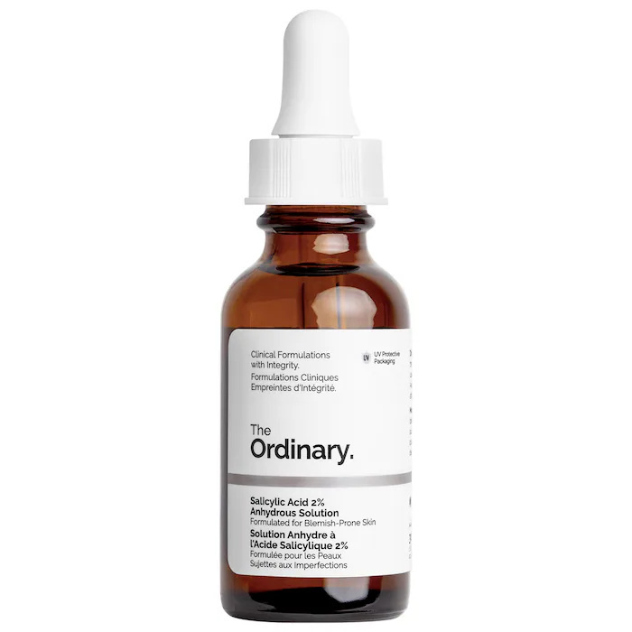 Glycolic Acid Exfoliant - Salicylic Acid 2% Anhydrous Solution 30ml