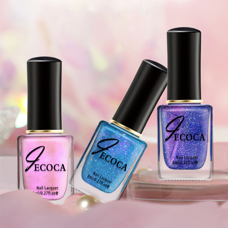 Laser Glitter Nail Polish Rain - Cucumber Cooling Gel recension och pris