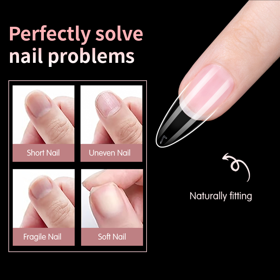 RSNAIL 1/2box Press On Nails W - Cucumber Cooling Gel recension och pris