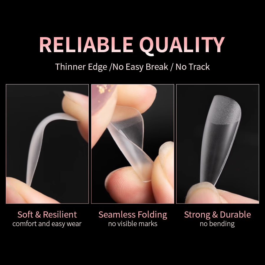 RSNAIL 1/2box Press On Nails W - Cucumber Cooling Gel recension och pris