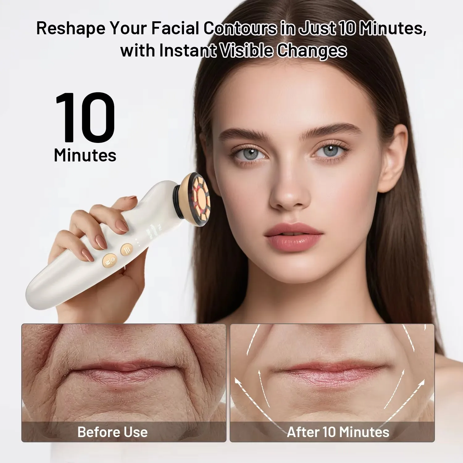 RF Facial Massager LED Light t - Skincare Scora recension och pris