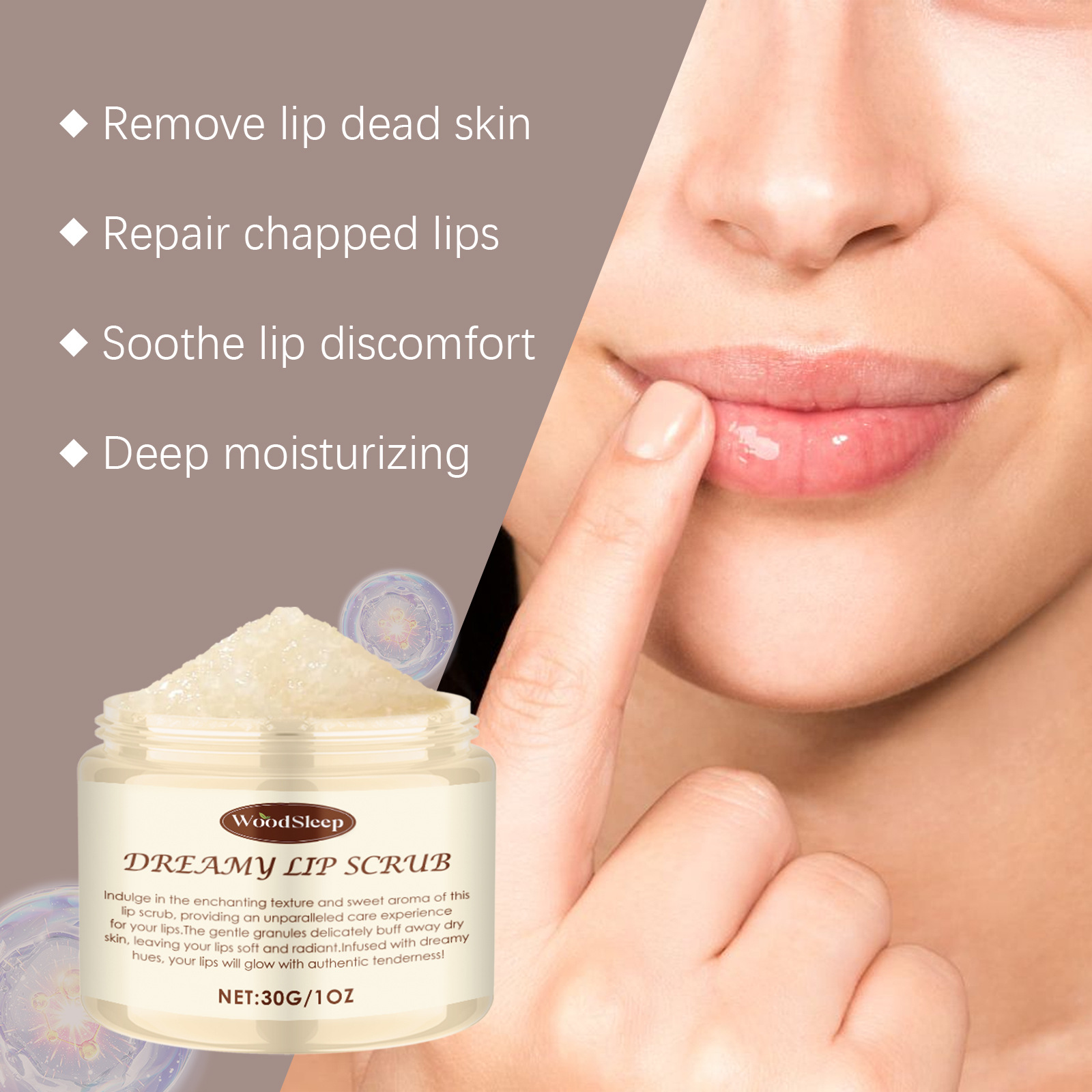 Coconut Sugar Lip Scrub Natura - Skincare Exfoliating recension och pris