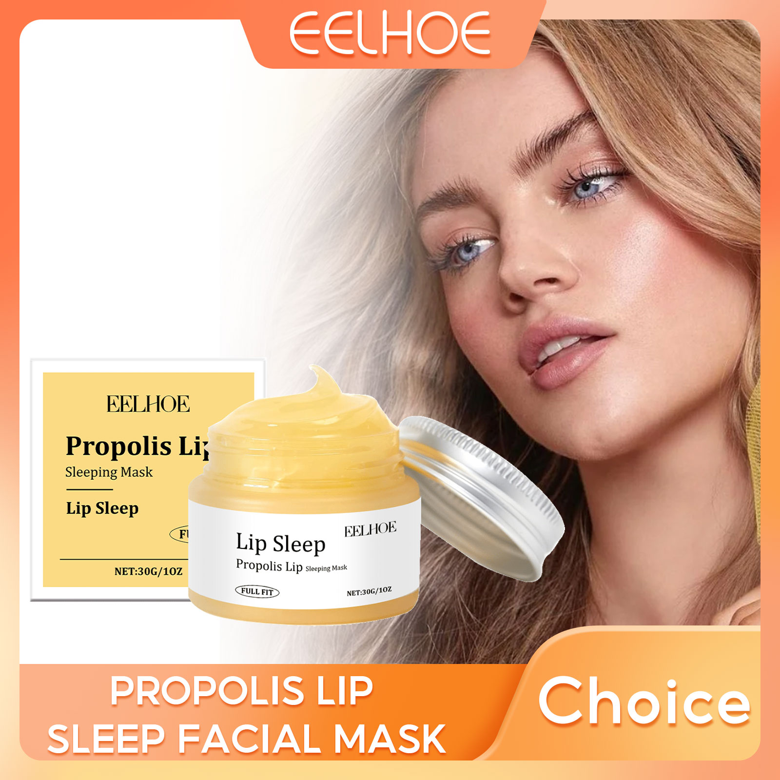 EELHOE Propolis Night Lip Mask - Skincare Exfoliating recension och pris