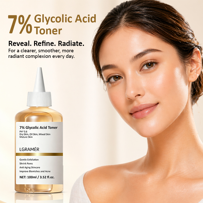 100ml Exfoliating Facial Toner - Glycolic Acid Exfoliant recension och pris