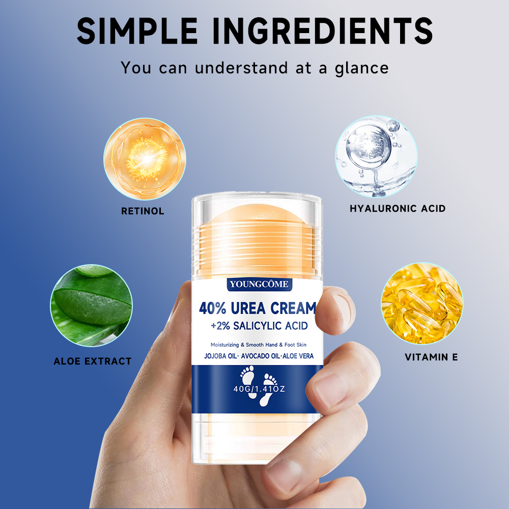 40% Urea Foot Cream +2% Salicy - Glycolic Acid Exfoliant recension och pris