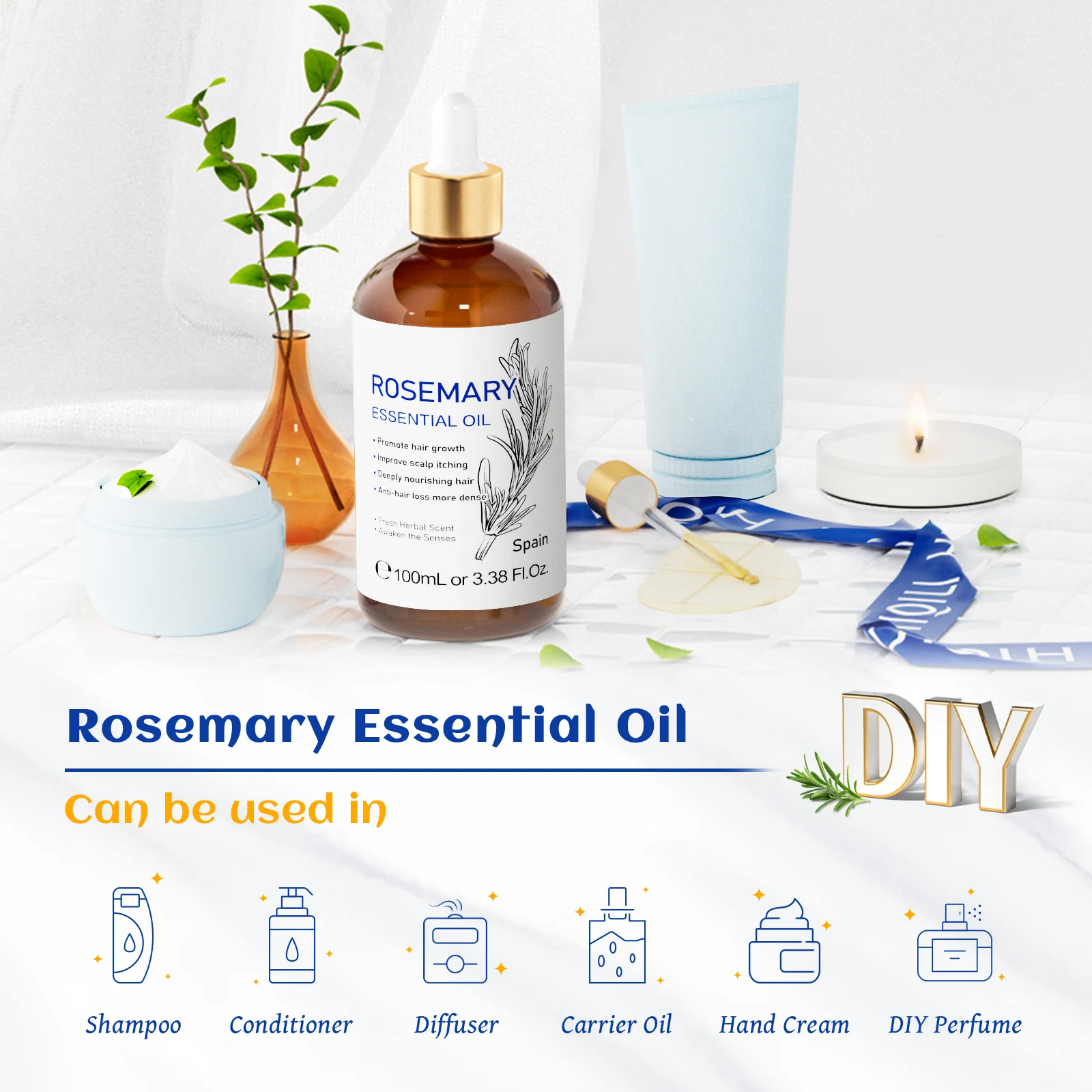 HIQILI Rosemary Jasmine Lavend - Skincare Skin 1004 recension och pris