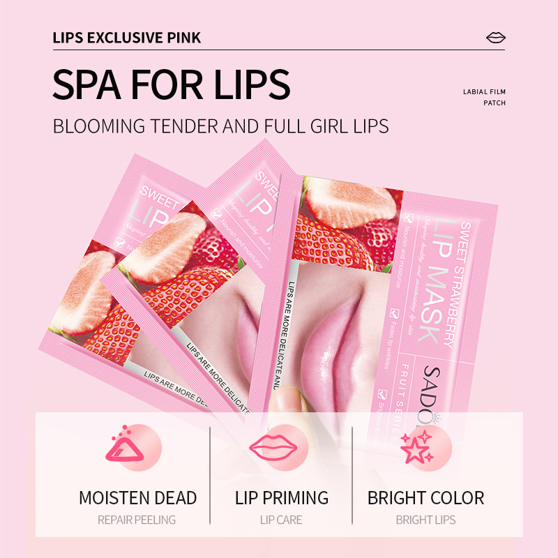 SADOER Fruits Moisturizing Lip - Skincare Collagen recension och pris