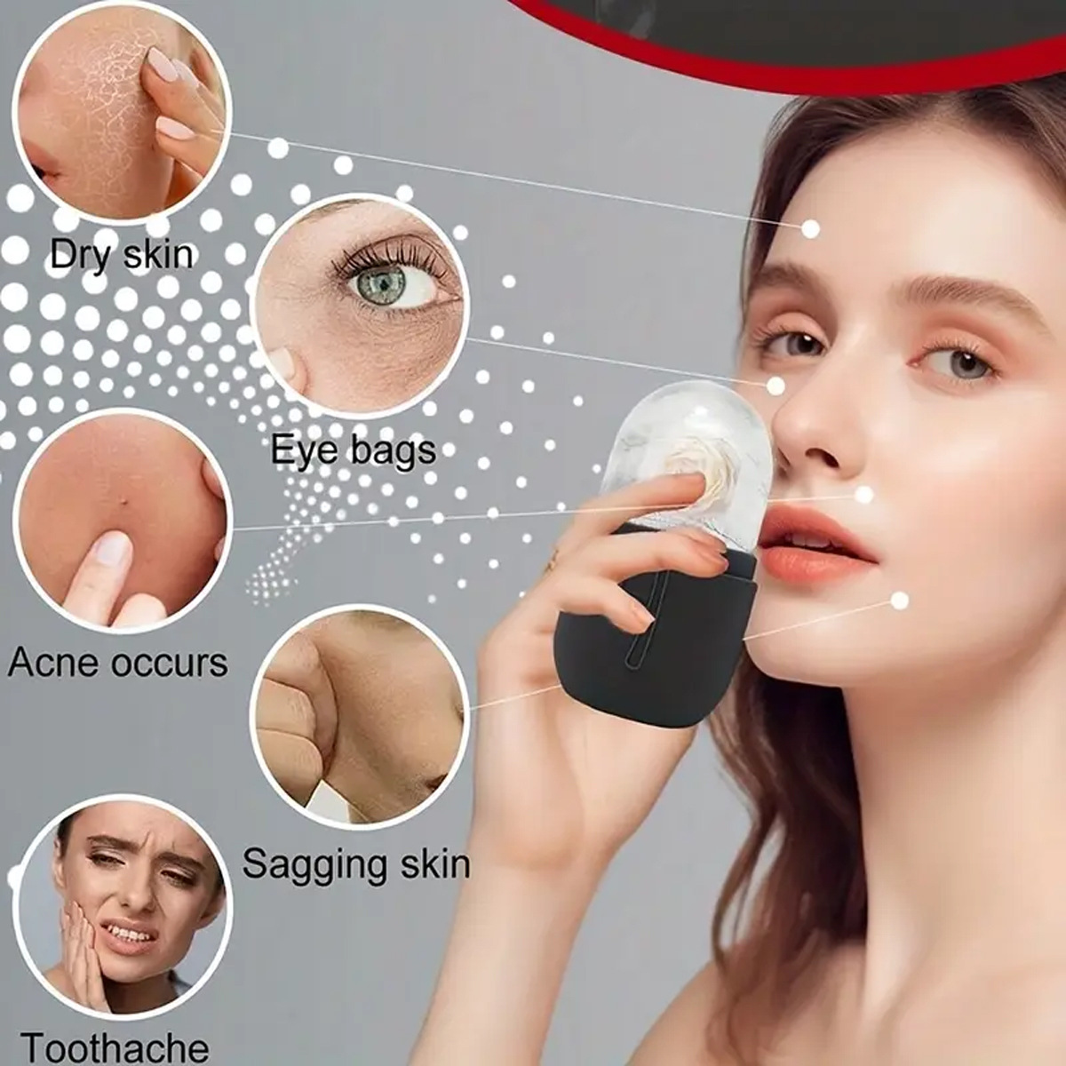 Ice Face Roller Set 1/2/3pcs F - Skincare Ingredients Checker recension och pris