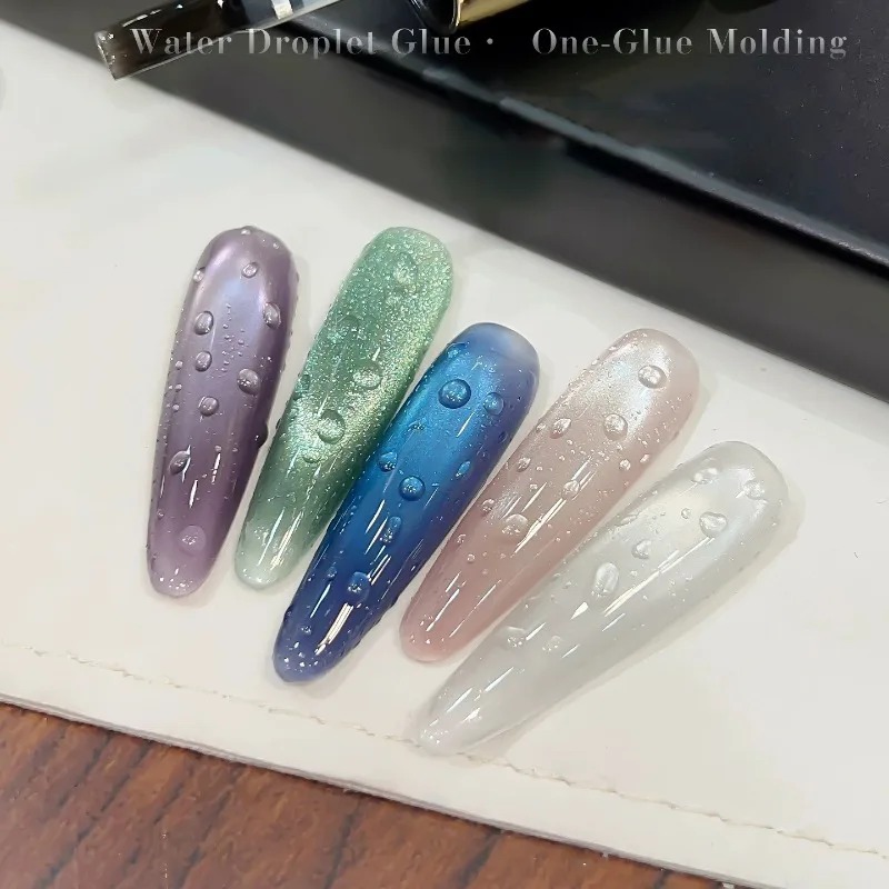 Water Drop Nail Gel Set 3D Cry - Cucumber Cooling Gel recension och pris