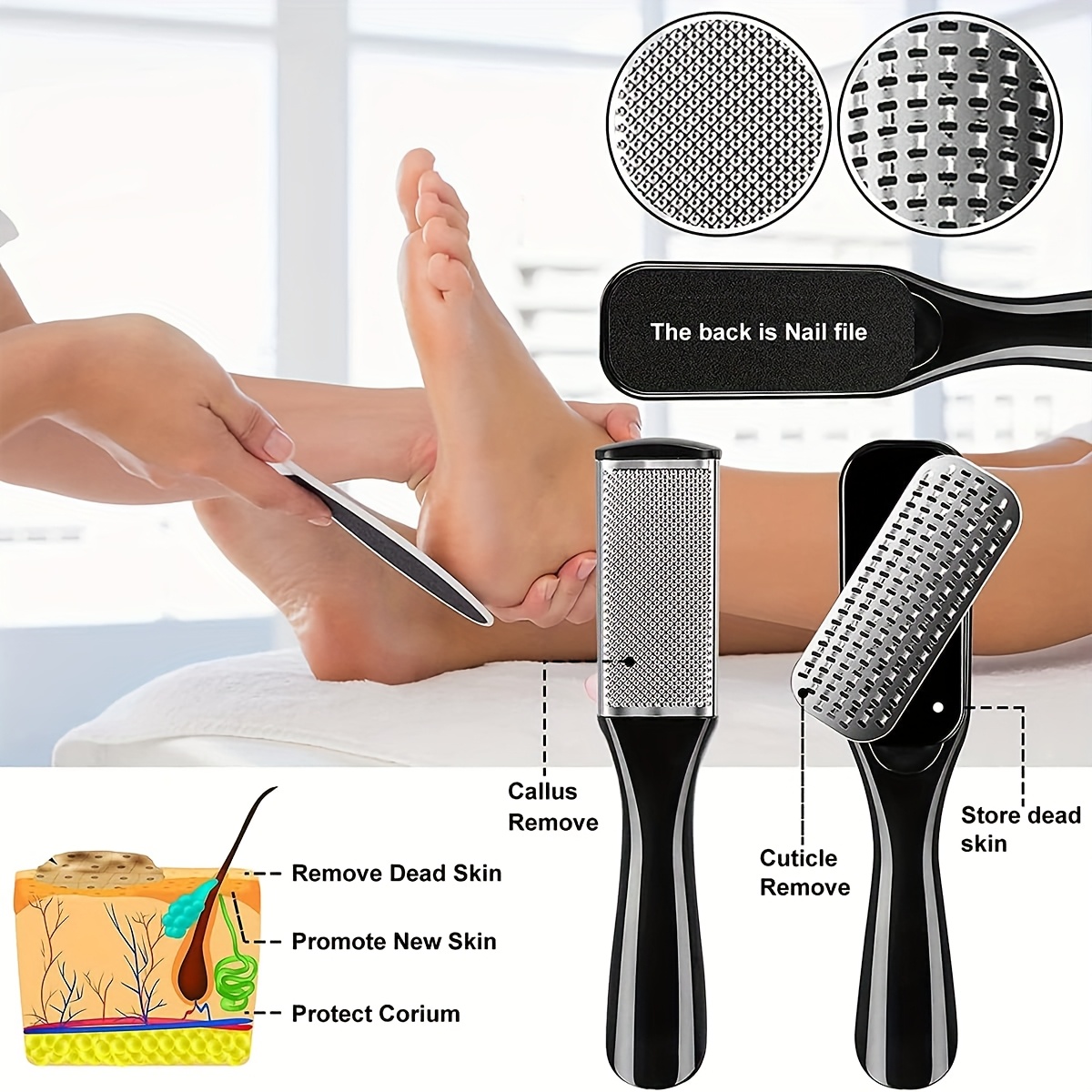 Stainless Steel Pedicure Tool  - Skincare Ingredients Checker recension och pris