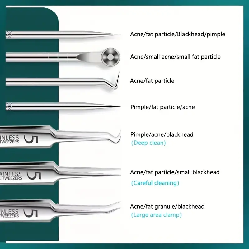 3-8Pcs Acne Needle Tool Set Pi - Skincare Ingredients Checker recension och pris