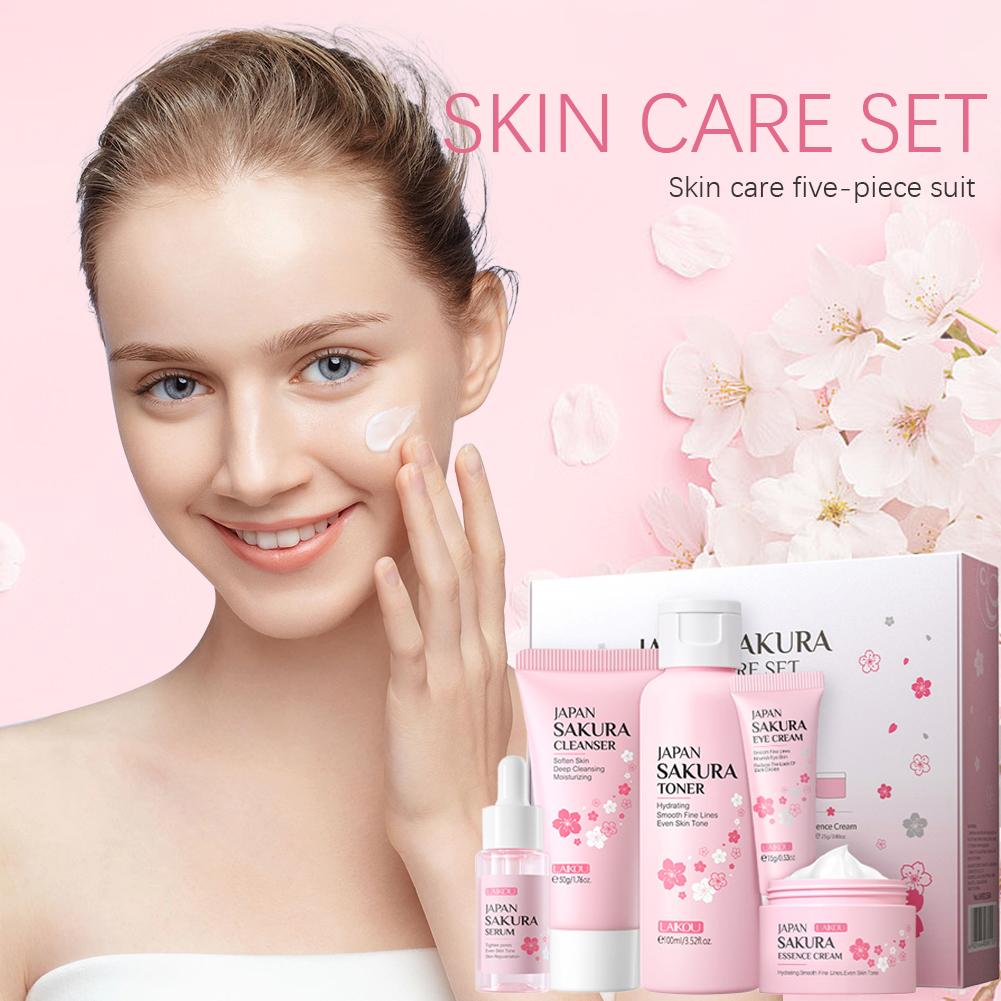 5/3pcs/Set Sakura Skin Care Se - Skincare Scora recension och pris