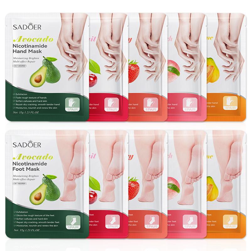 1 Pairs SADOER Fruits Foot Mas - Skincare Exfoliating recension och pris