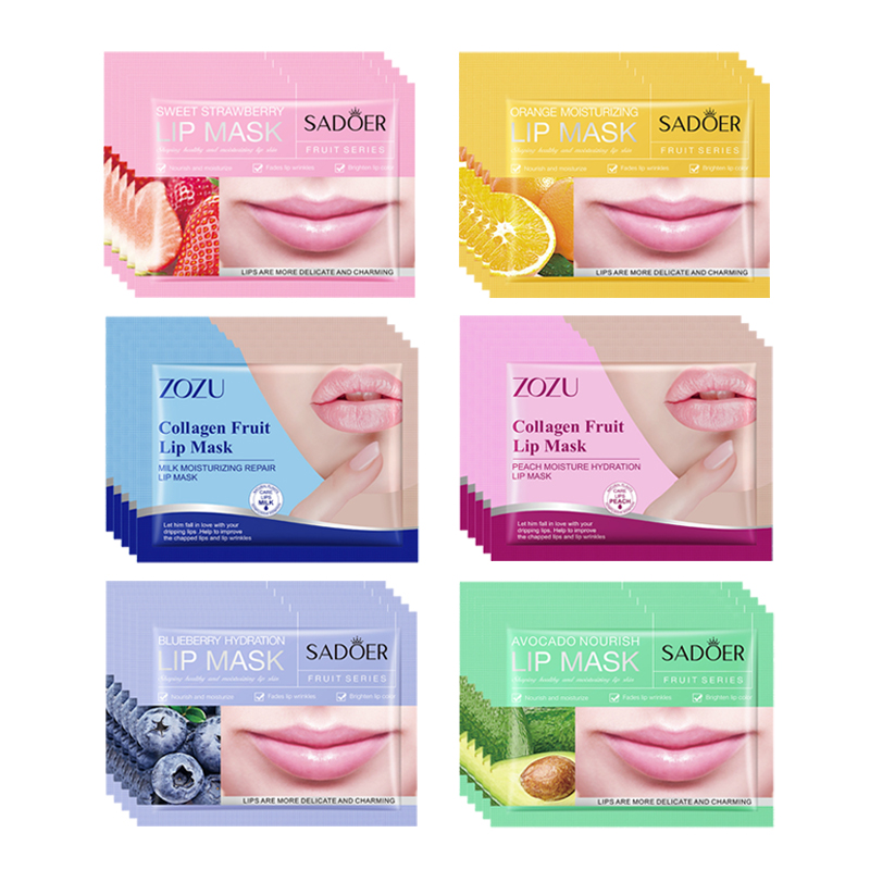 30pcs Fruits Lip Mask Moisturi - Skincare Collagen recension och pris