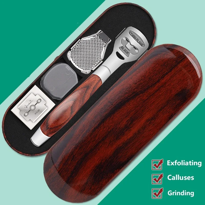 4pcs/set Wood Handle Foot Call - Skincare Ingredients Checker recension och pris
