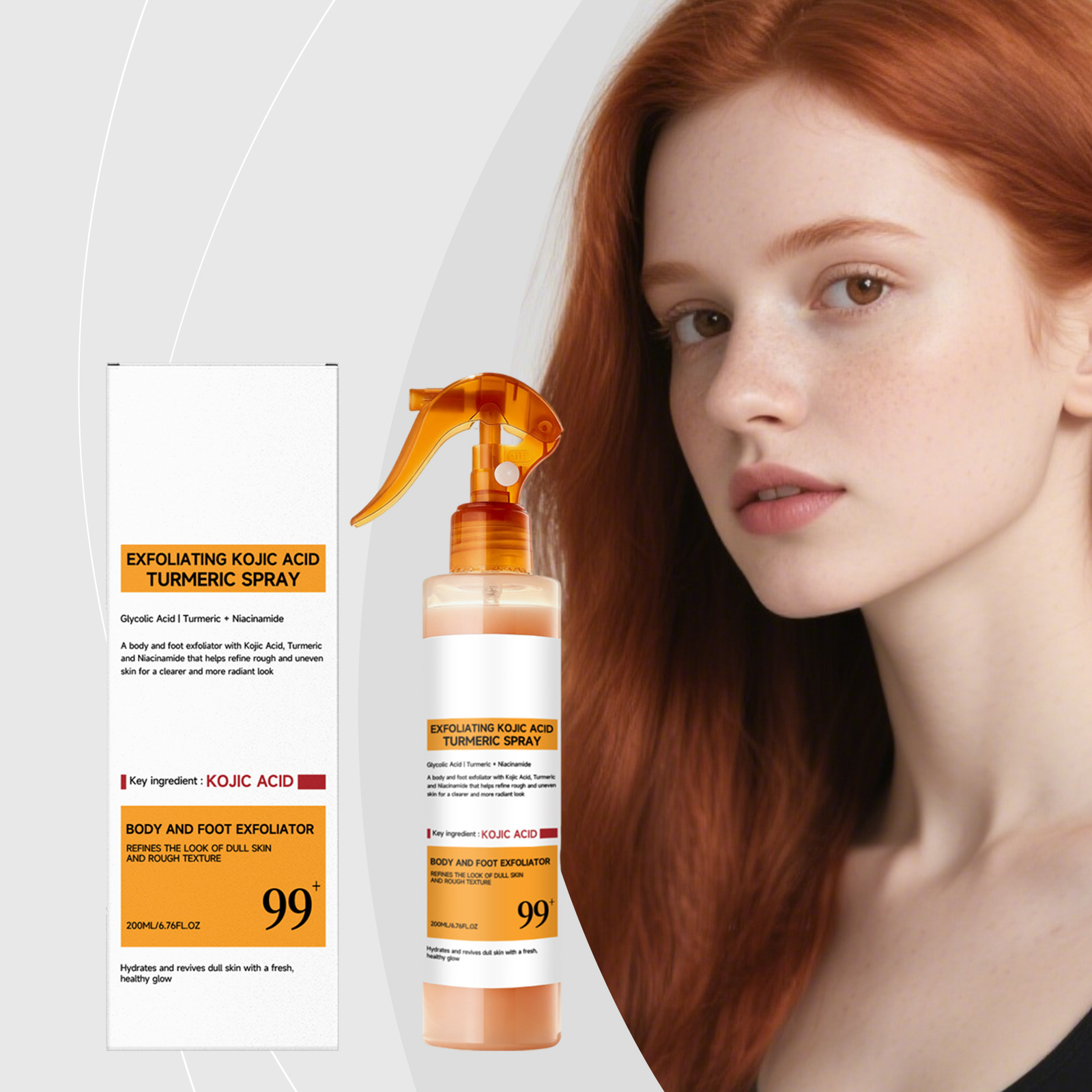 Kojic Acid Turmeric Care Spray - Skincare Exfoliating recension och pris