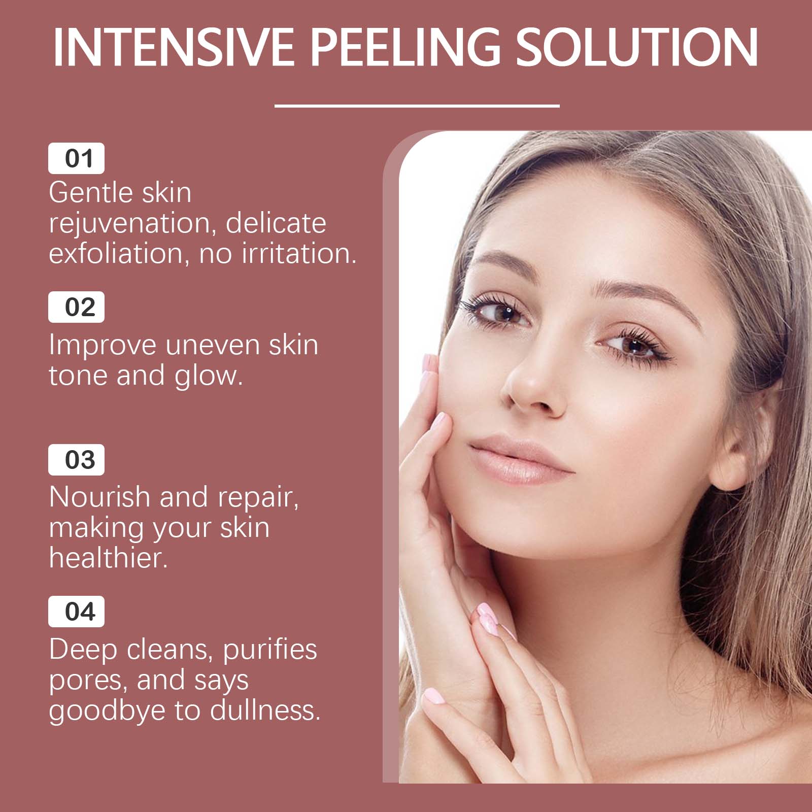 Peeling Face Serum Anti Acne B - Glycolic Acid Exfoliant recension och pris
