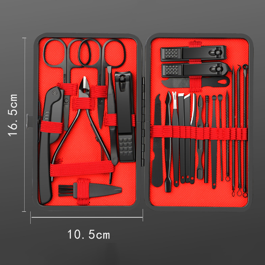 Nail Tool Set Stainless Steel  - Skincare Ingredients Checker recension och pris